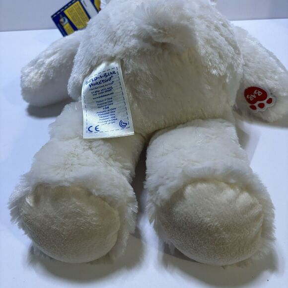 Build A Bear 15” Blond Teddy Sitting Plush Stuffed Animal With Original Tag 2014 - Picture 6 of 12